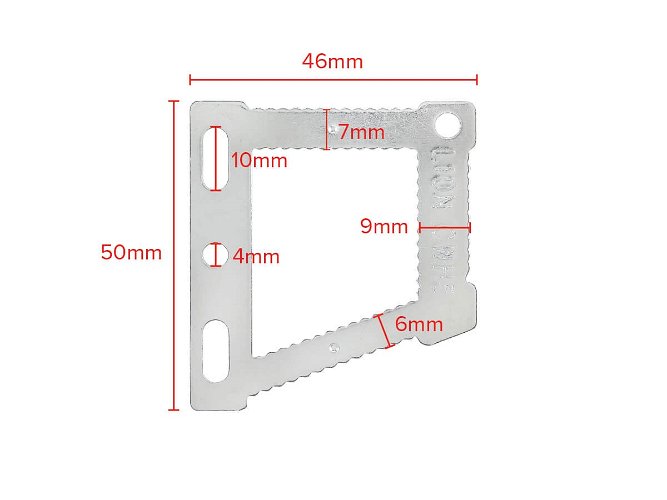 CWH5 Angled Micro Sawtooth Picture Hangers pack 50